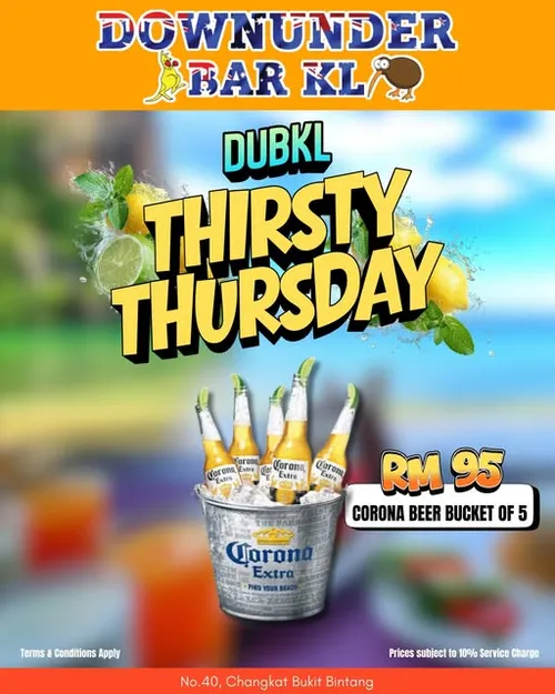 💦🍺 THIRSTY THURSDAY at DUBKL!