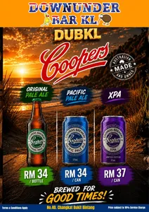 Brewed for good times - Coopers Specials